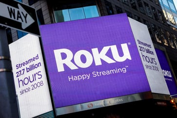 Roku's third-quarter revenue surpasses expectations, driving a 30% stock increase and positive outlook.