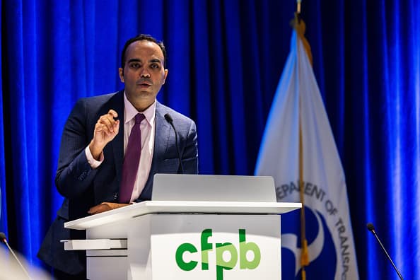 CFPB Director Rohit Chopra delivers a speech at DC Fintech Week.