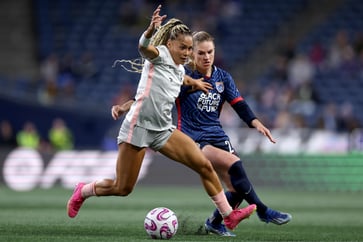 Private-equity firms are showing interest in women's soccer as team valuations continue to rise.