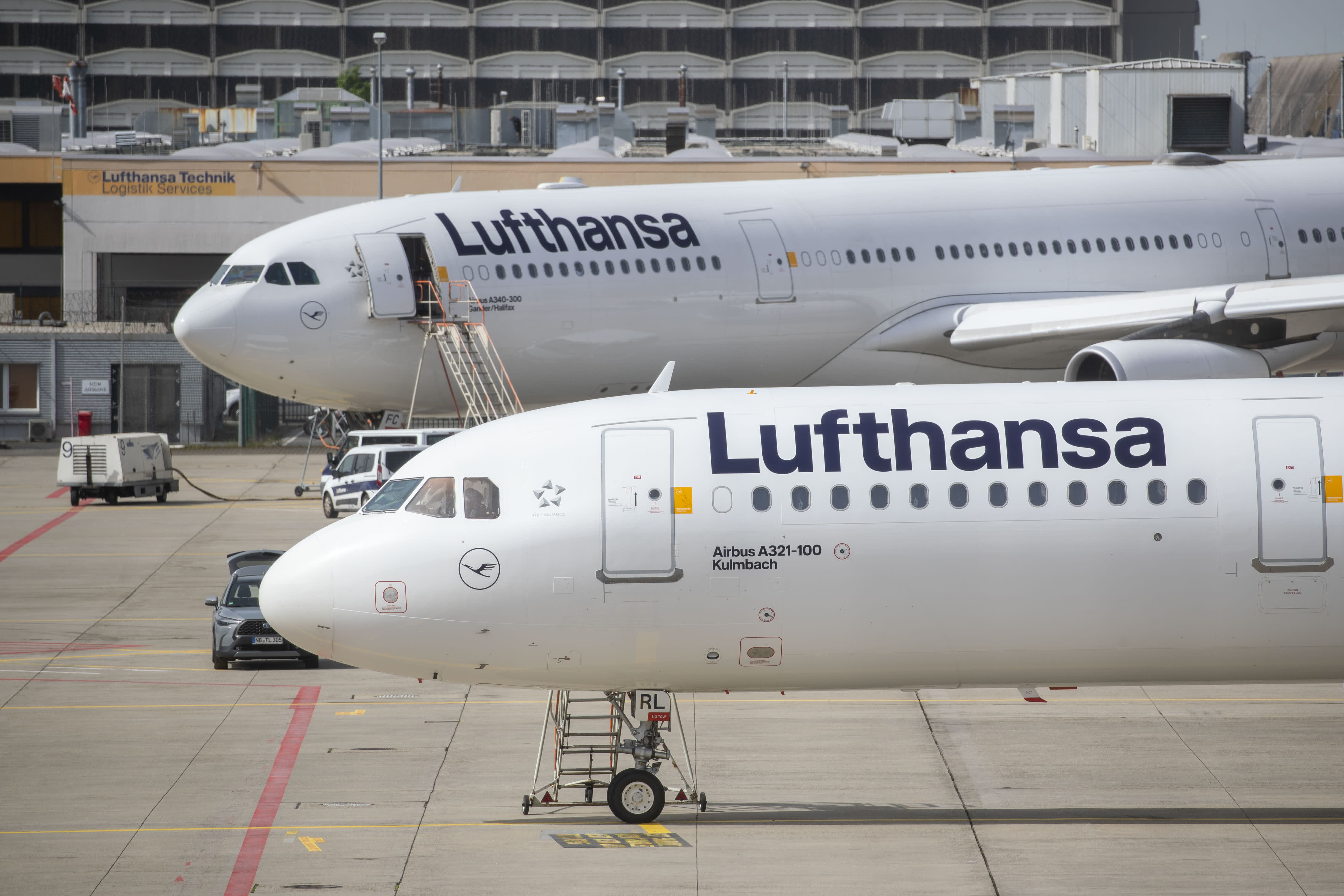 Lufthansa increases ticket prices by as much as $77 to cover environmental expenses.