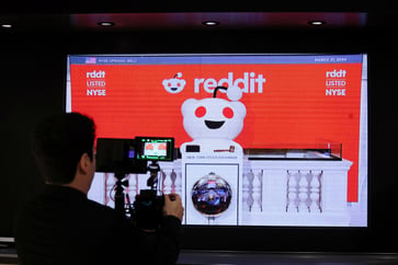 The NYSE debut of Reddit saw a 70% increase in price after the company sold shares at the top of the range.