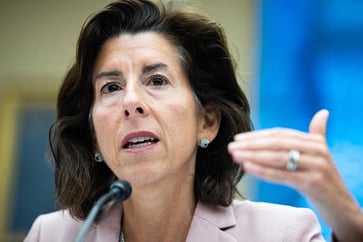 Raimondo urged to intensify CHIPS funding enforcement by Democrats.