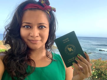Despite having one of the world's "best" passports, she still managed to visit more than 100 countries.