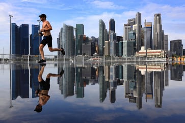 In October, Singapore's inflation rate reached its lowest point since March 2021.