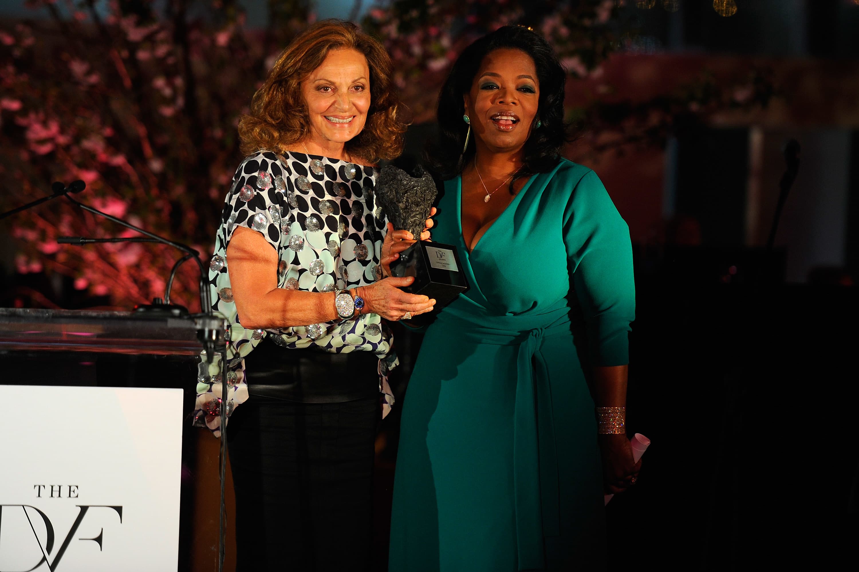 Diane von Furstenberg and Oprah condemn attack on women's reproductive rights.