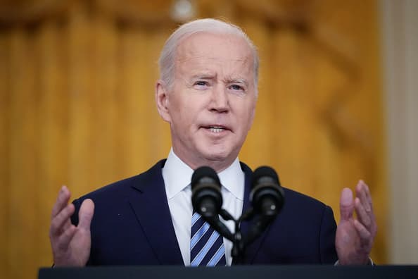 Biden pledges to impose broader economic sanctions on Russia in an attempt to isolate Moscow from the international community.
