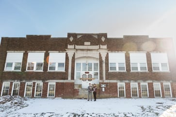 This family transformed a 110-year-old schoolhouse into their home for $175,000 without seeing it first—see the inside.