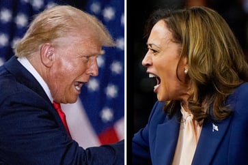 Trump wavers on Harris debate on ABC News, Democratic nominee seeks hot mics.