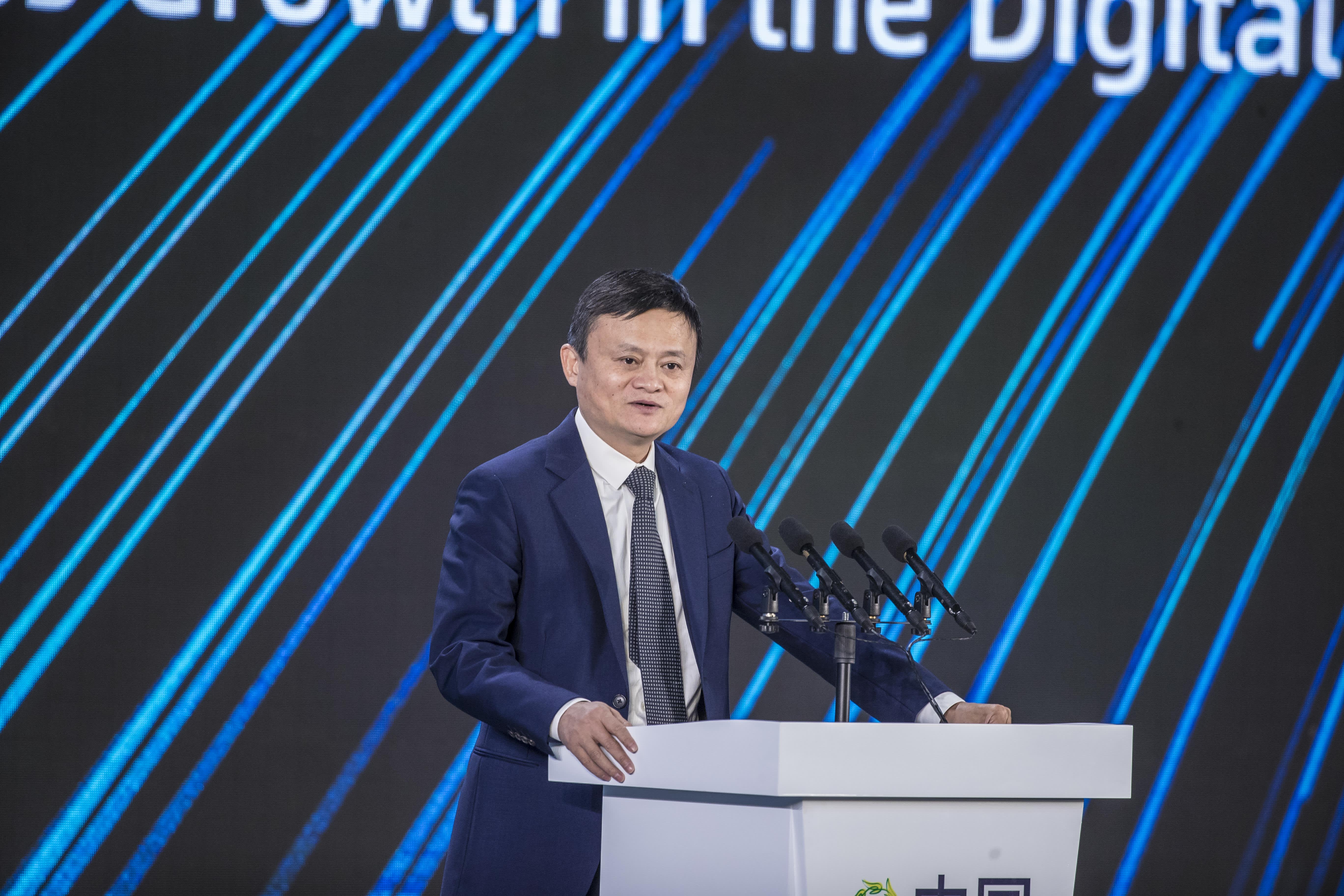 Jack Ma, billionaire founder of Ant Group, discusses the importance of AI in a rare public appearance, while the company announces a new CEO.