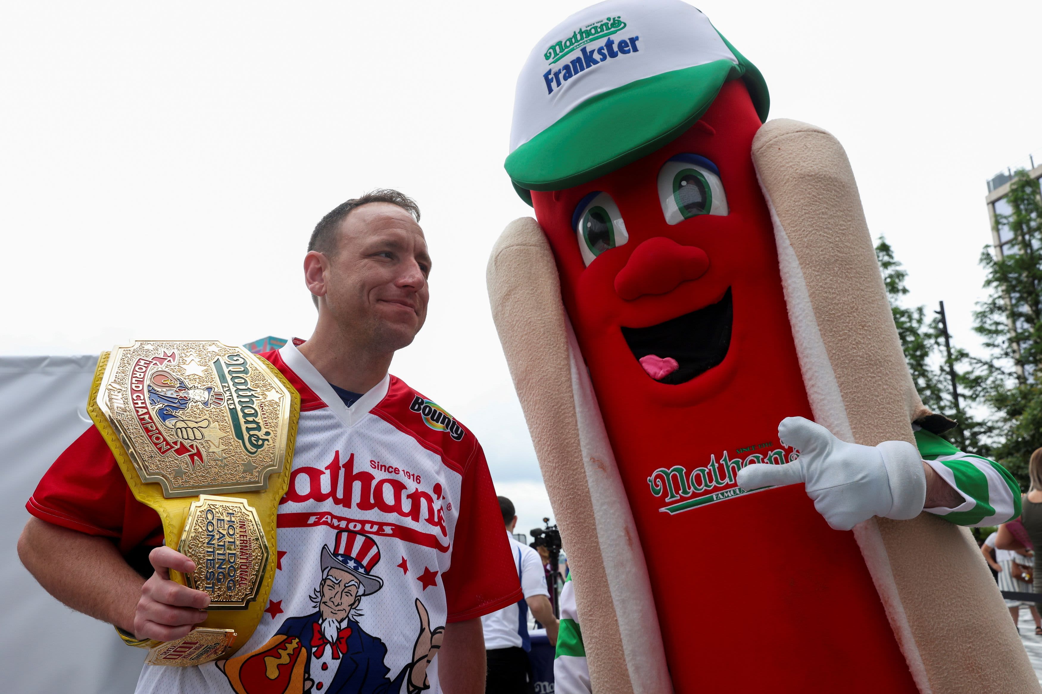 Nathan's Hot Dog Contest and Joey Chestnut have ended their partnership over a plant-based frank collaboration.