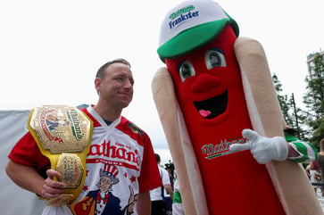 Nathan's Hot Dog Contest and Joey Chestnut have ended their partnership over a plant-based frank collaboration.