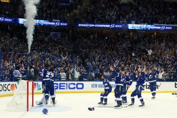 An investor group purchases a stake in the NHL's Tampa Bay Lightning, which was previously owned by Jeff Vinik.