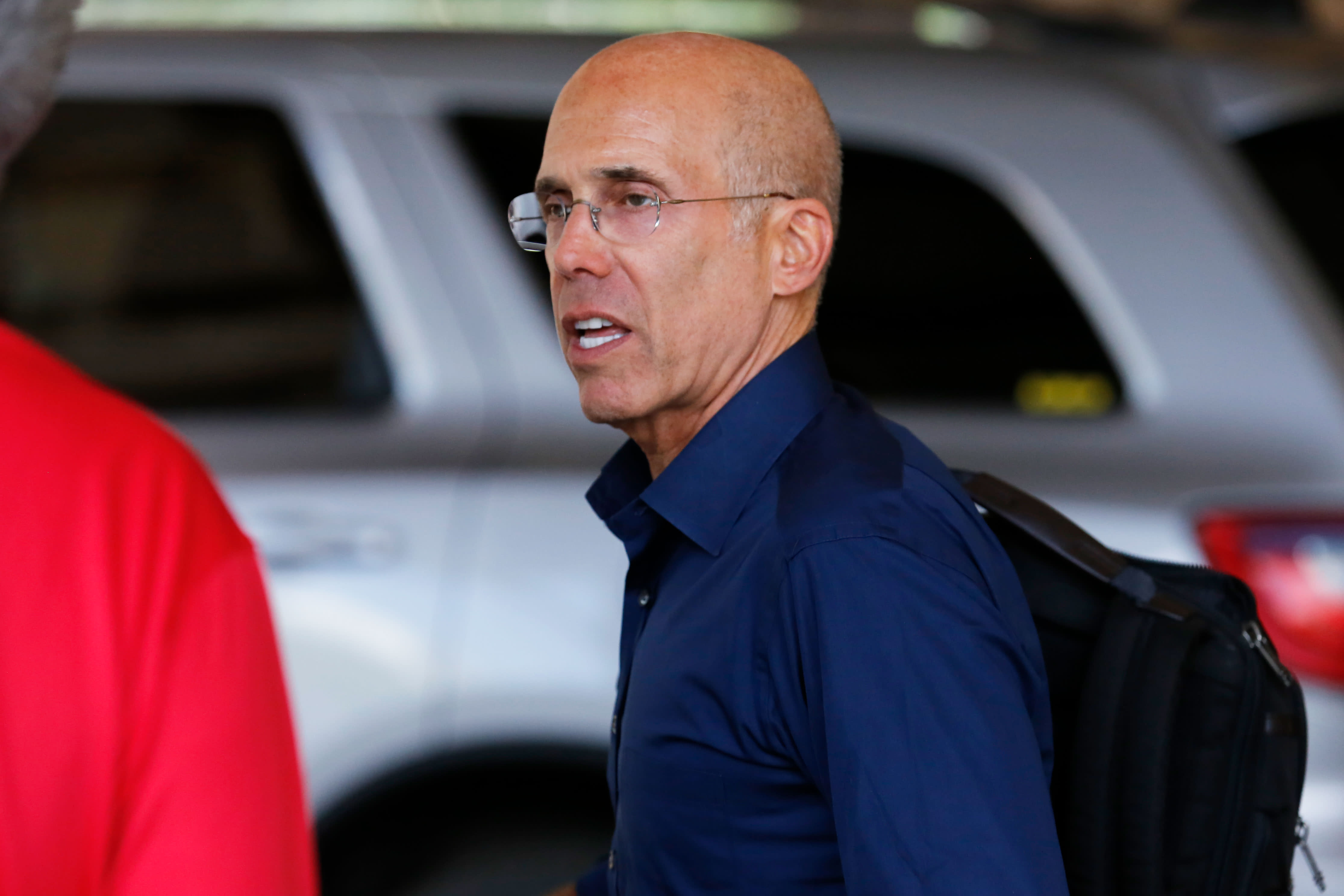 Jeffrey Katzenberg, a prominent figure in Hollywood, is placing his bets on cybersecurity instead of digital media as he looks for promising startups.