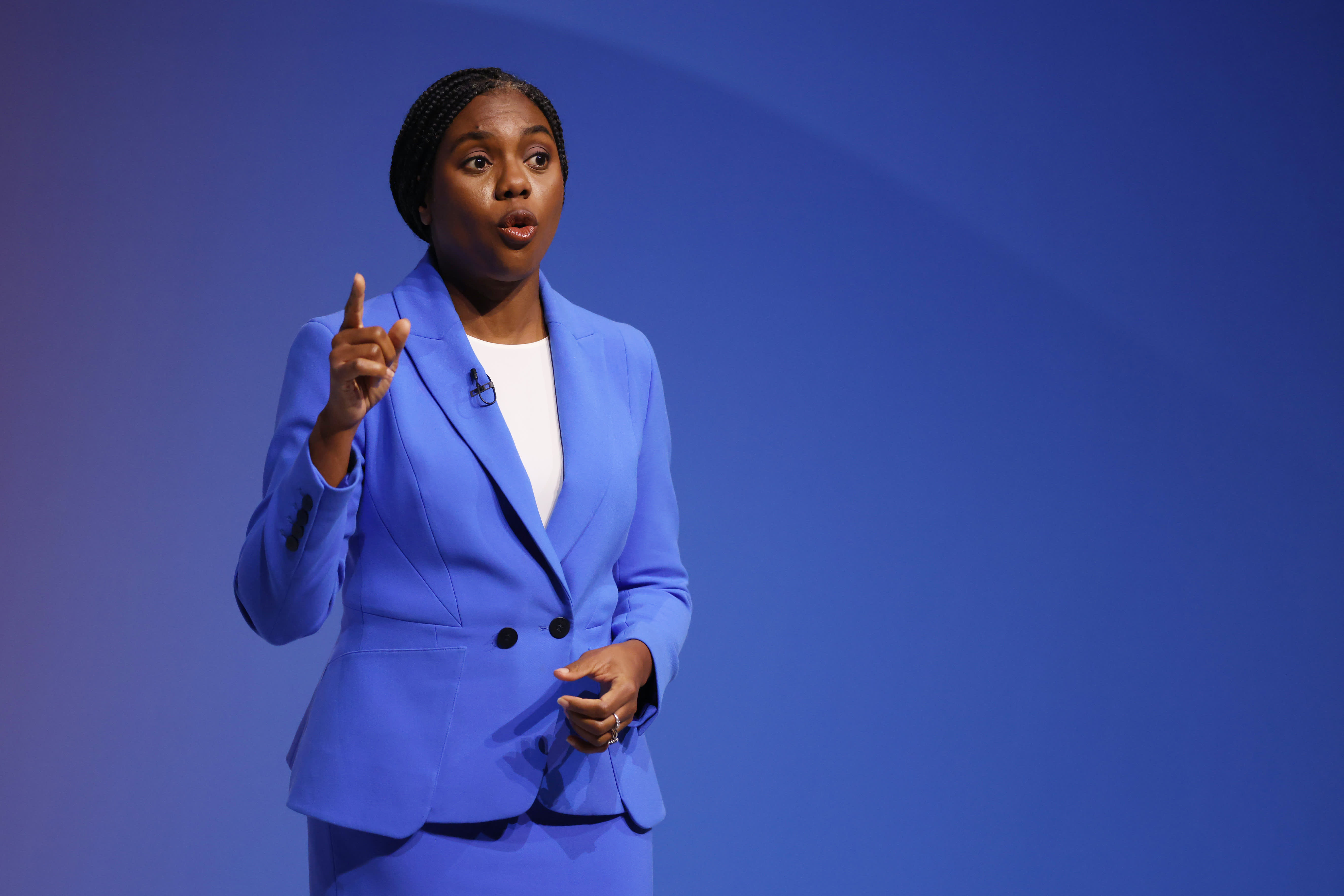 The UK's Conservatives appoint Kemi Badenoch as their new leader, moving the party towards the right.