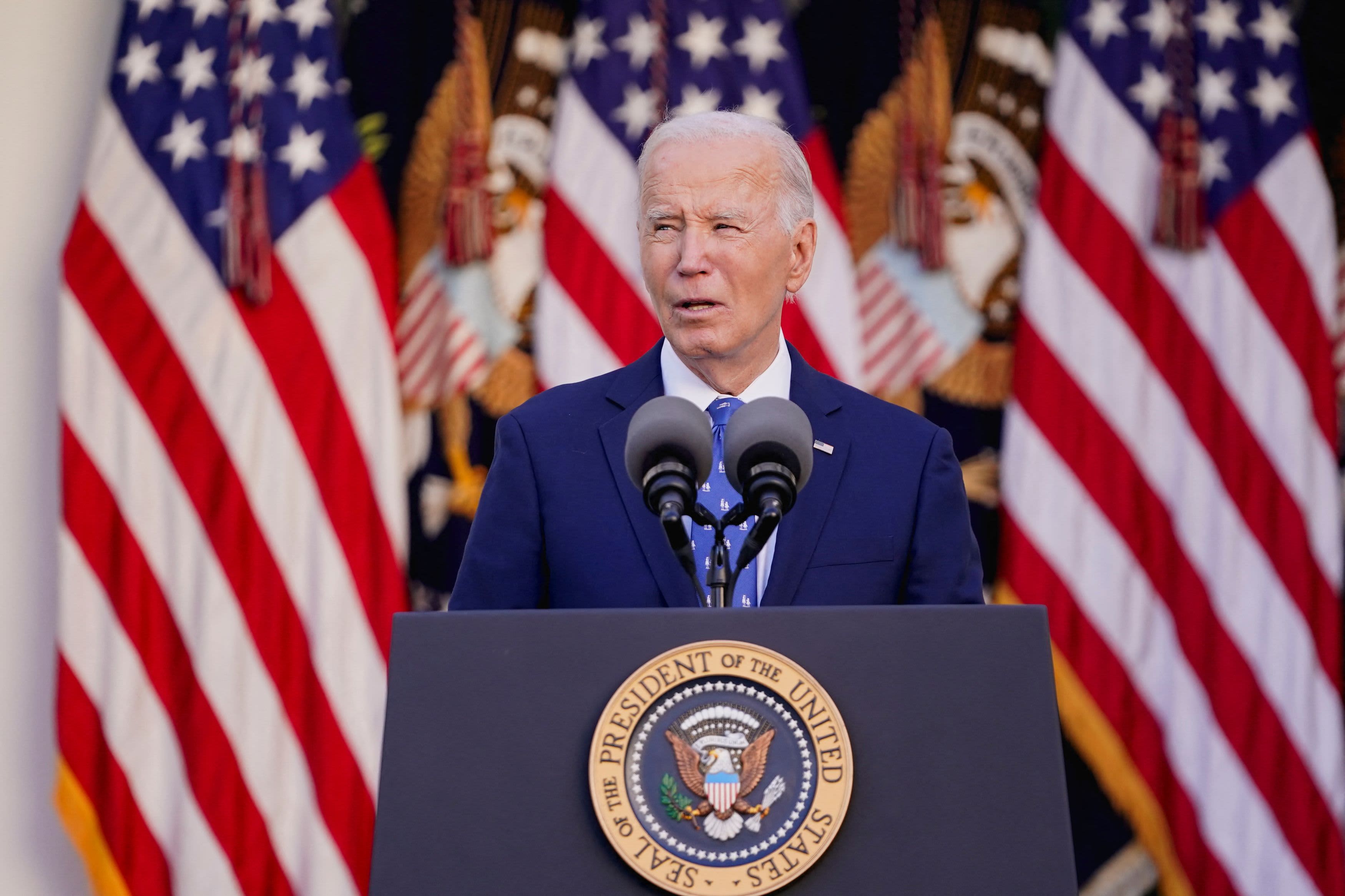 Biden delivers live remarks on his economic legacy.