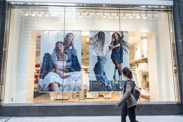 Sales growth at all four brands led to a 20% increase in Gap's earnings, with the company's share price also rising.