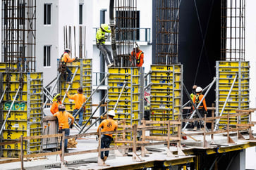 Despite the surge in job openings in manufacturing and construction, a shortage of trained workers persists.