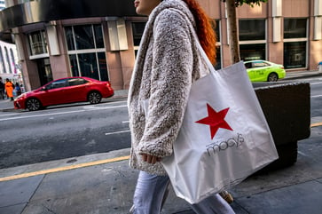 Macy's reports a decline in quarterly sales and postpones the release of its full earnings report due to an accounting issue.