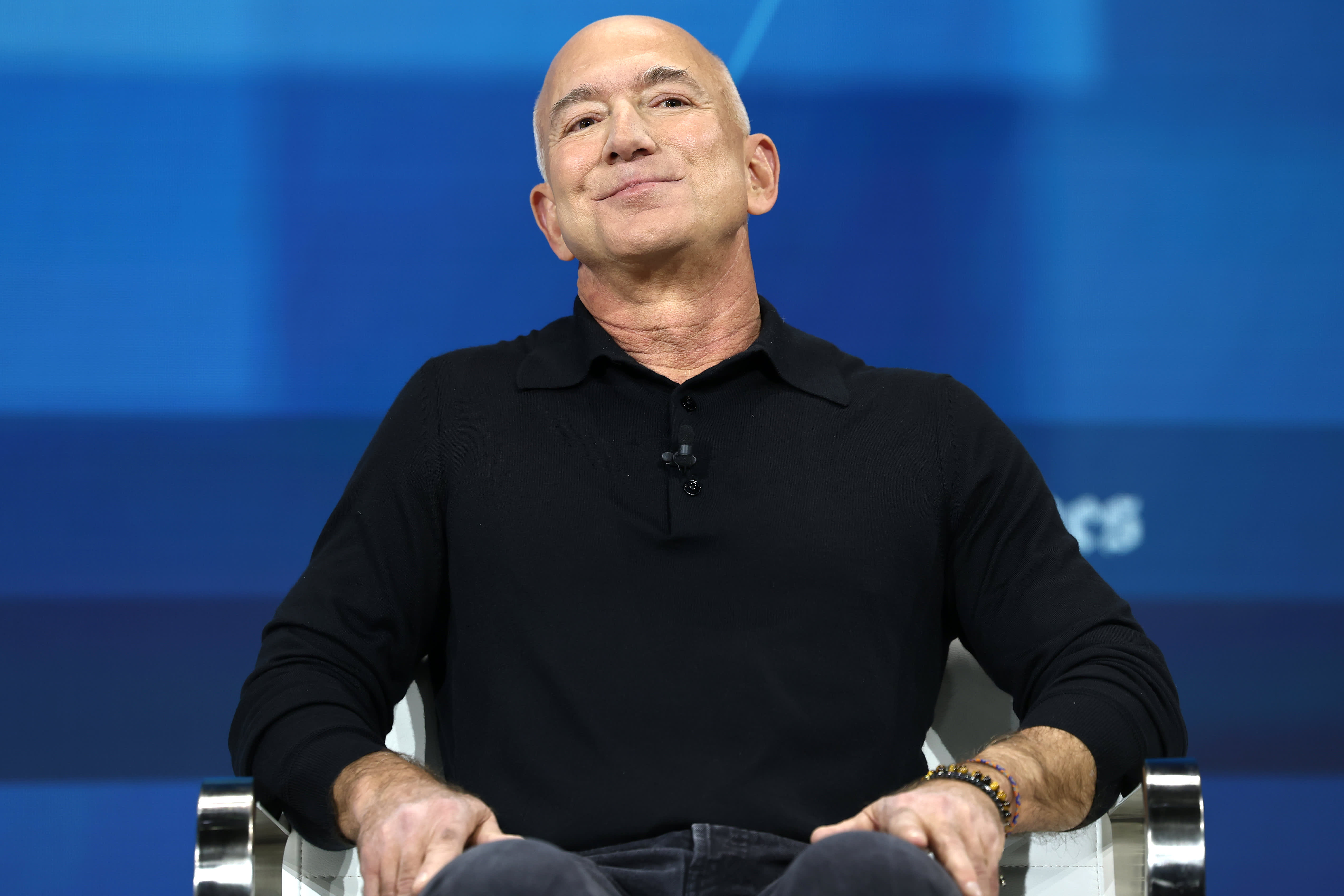 Amazon's success strategy, as outlined by Jeff Bezos, can be applied to become a successful leader.