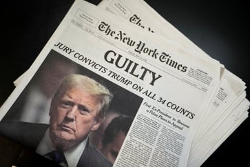 The conviction of Donald Trump for a crime increased the effectiveness of his campaign fundraising efforts.