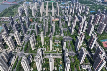 The surge in China property stocks reaches a yearly high amidst the ongoing stimulus rally.