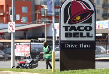 Pizza Hut and KFC same-store sales decline, contributing to Yum Brands' revenue shortfall.