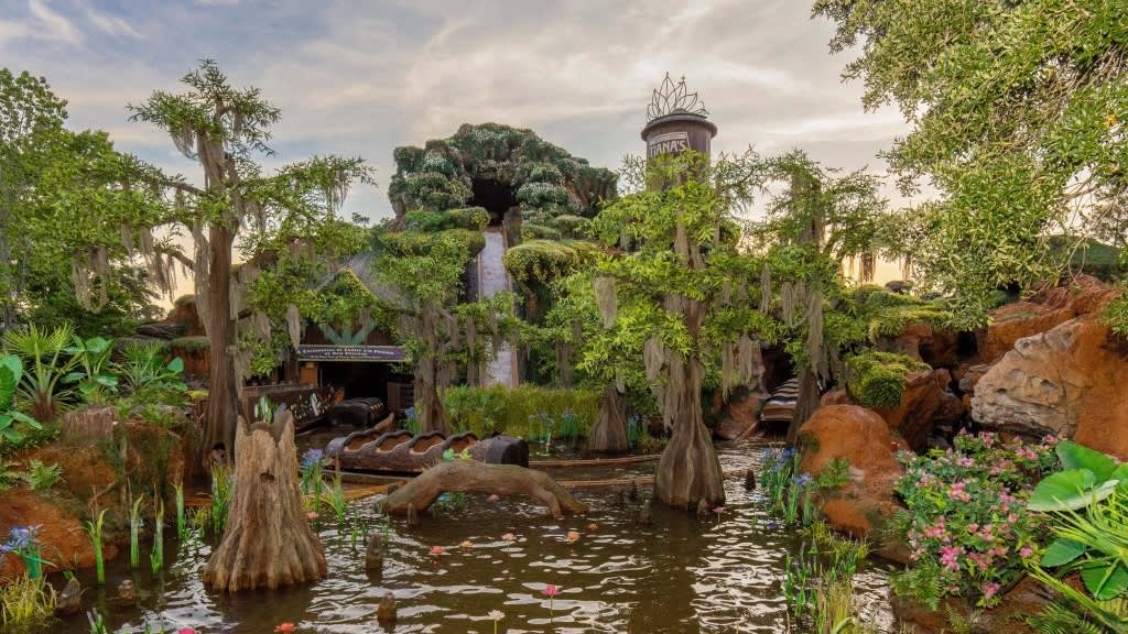 Disney's $60 billion theme park investment includes Tiana's Bayou Adventure.