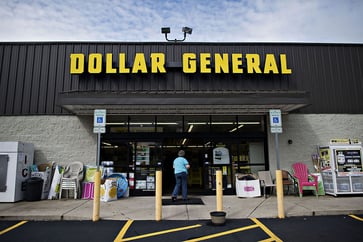 More than a dozen stocks are experiencing significant price fluctuations during the midday trading session, including Dollar General, Occidental Petroleum, and Guess.