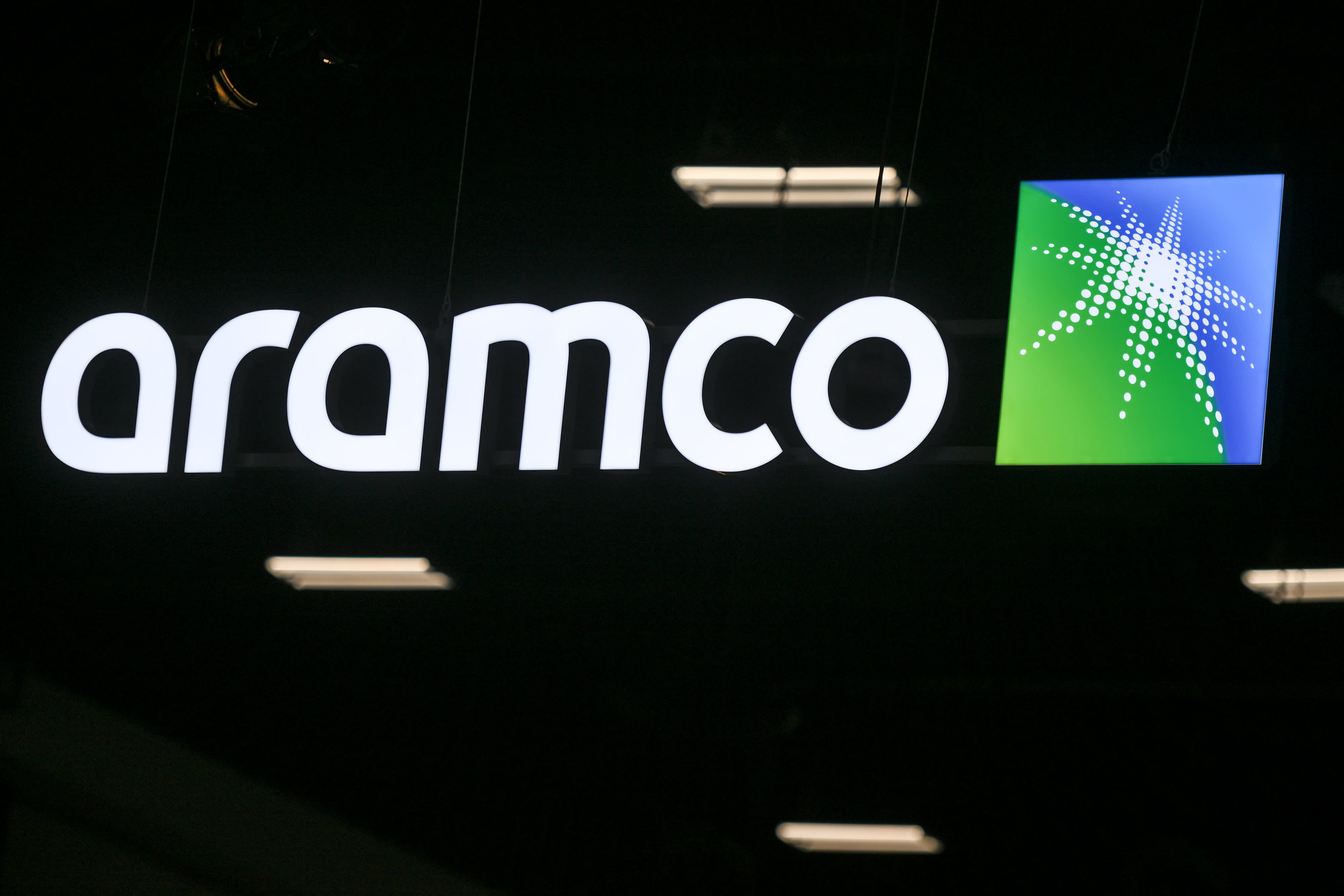 Aramco experiences a 25% decline in full-year earnings.