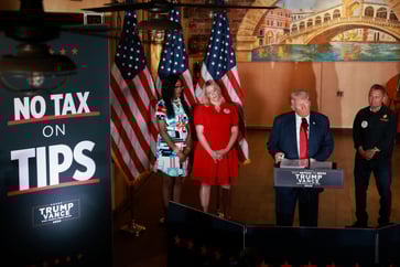 How a president without a tax on tipped income would impact minimum-wage workers and the U.S. economy.