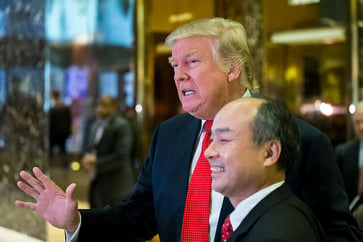 During his visit with Trump, Softbank CEO Masayoshi Son will reveal a $100 billion investment in the U.S.