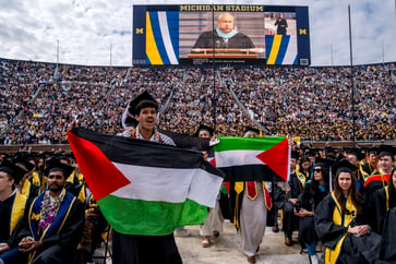 A survey has revealed that some employers are hesitant to hire college graduates who participated in pro-Palestinian protests.