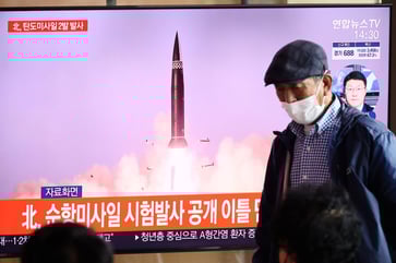 A U.S. official has stated that North Korea is currently working on a new long-range missile system.