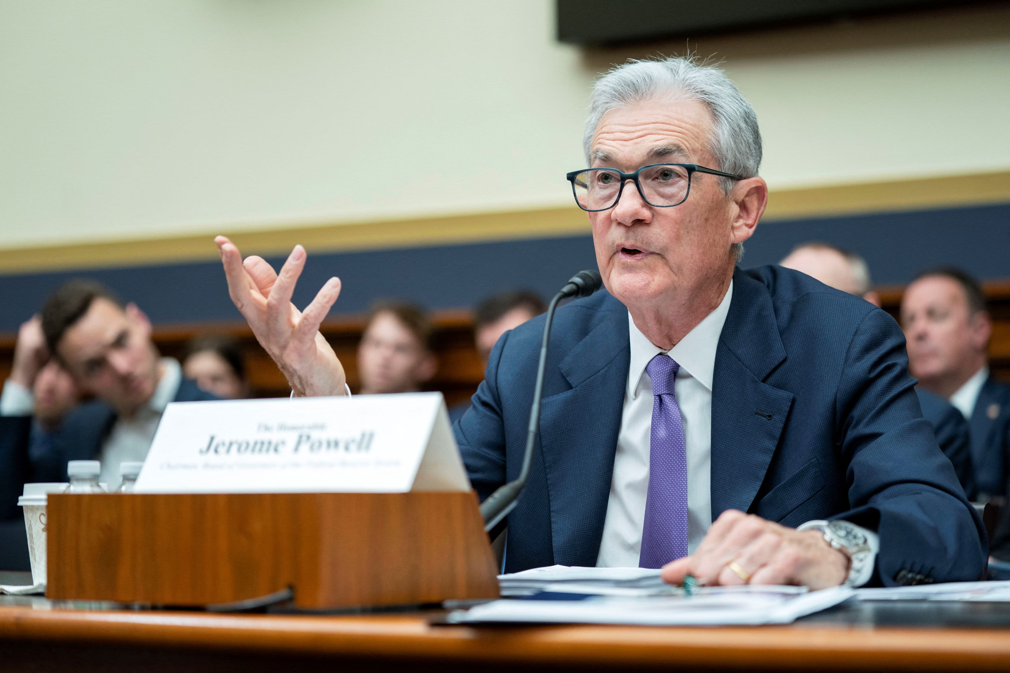 Keeping interest rates high for an extended period may endanger economic expansion, according to Fed Chair Powell.