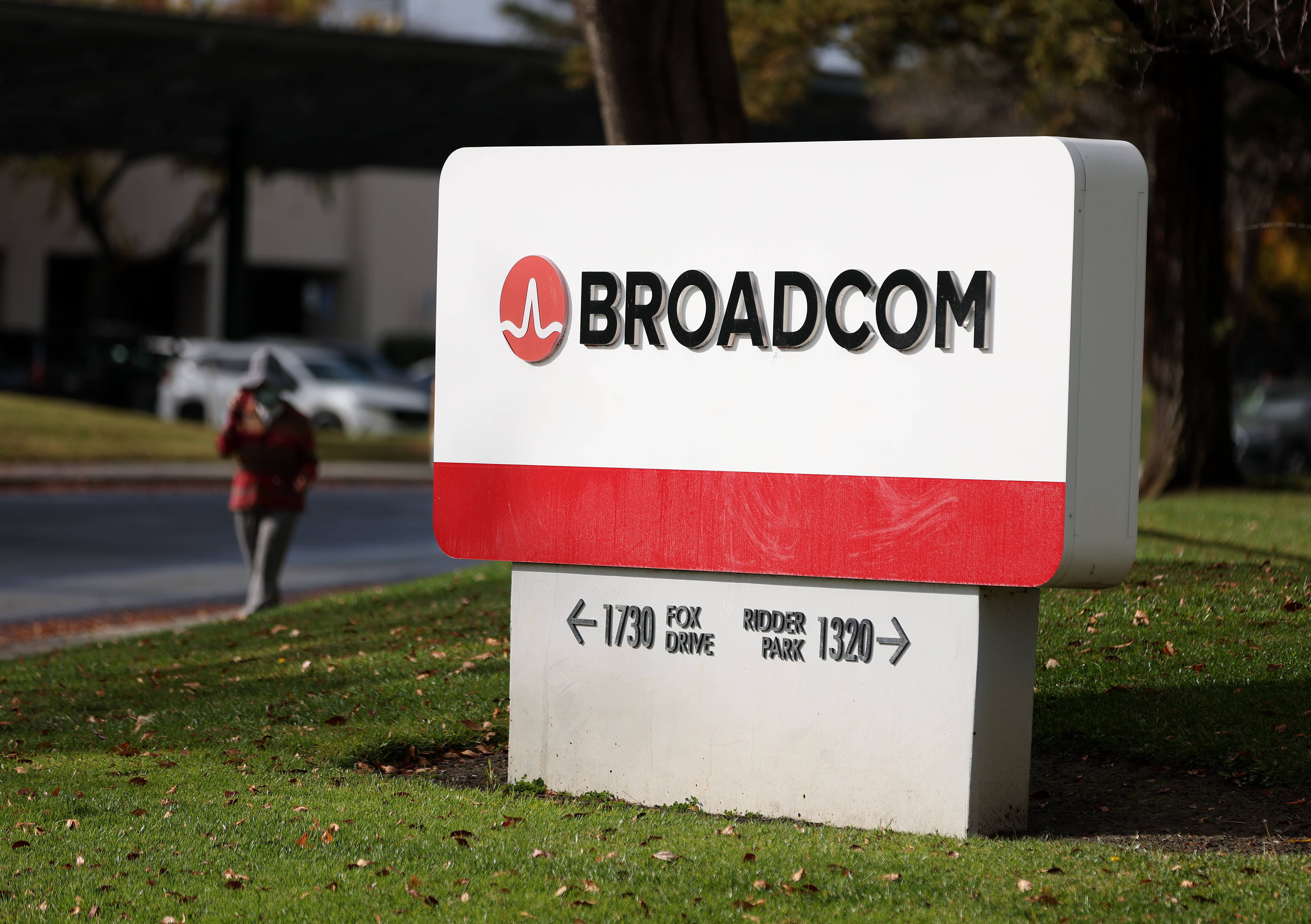 Broadcom's stock surges 21%, propelling the company above a $1 trillion market capitalization for the first time.