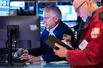 Wall Street is experiencing a decline after a successful multi-day winning streak.