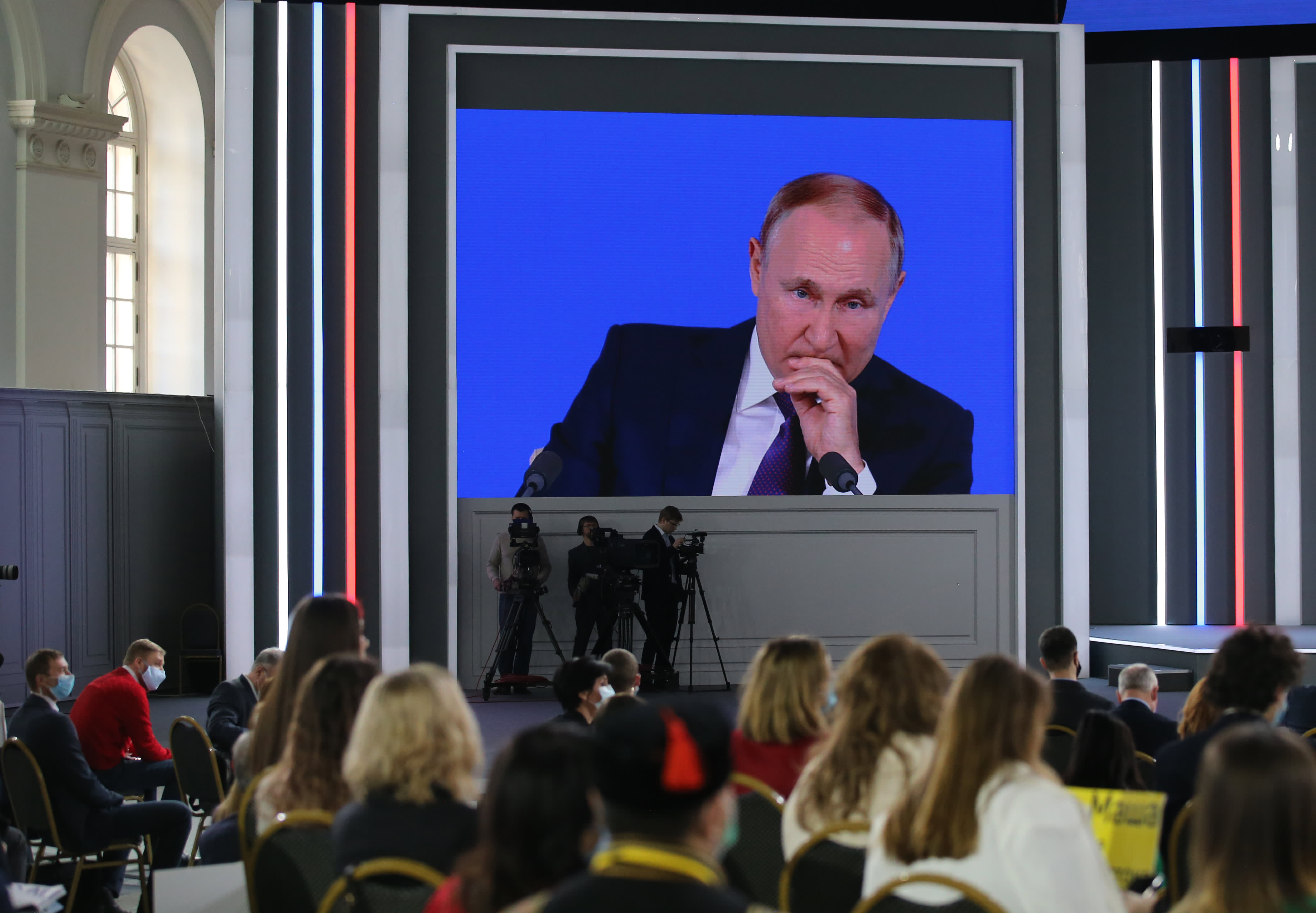 The U.S. is considering imposing "massive" sanctions if Russia invades Ukraine, according to the NATO ambassador.