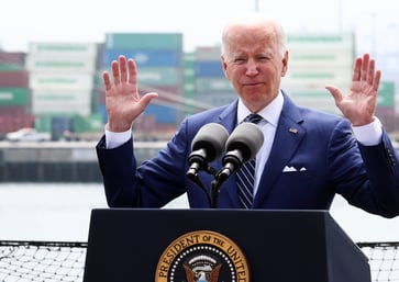 The strike at East and Gulf Coast ports could pose a challenge for the Biden administration.