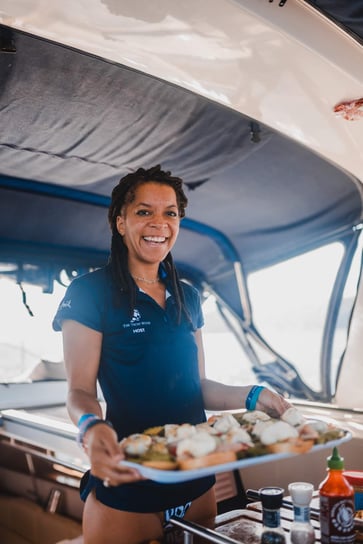 A 34-year-old woman's summer side hustle as a private chef on yachts was successful, earning her over $15,000 last year.