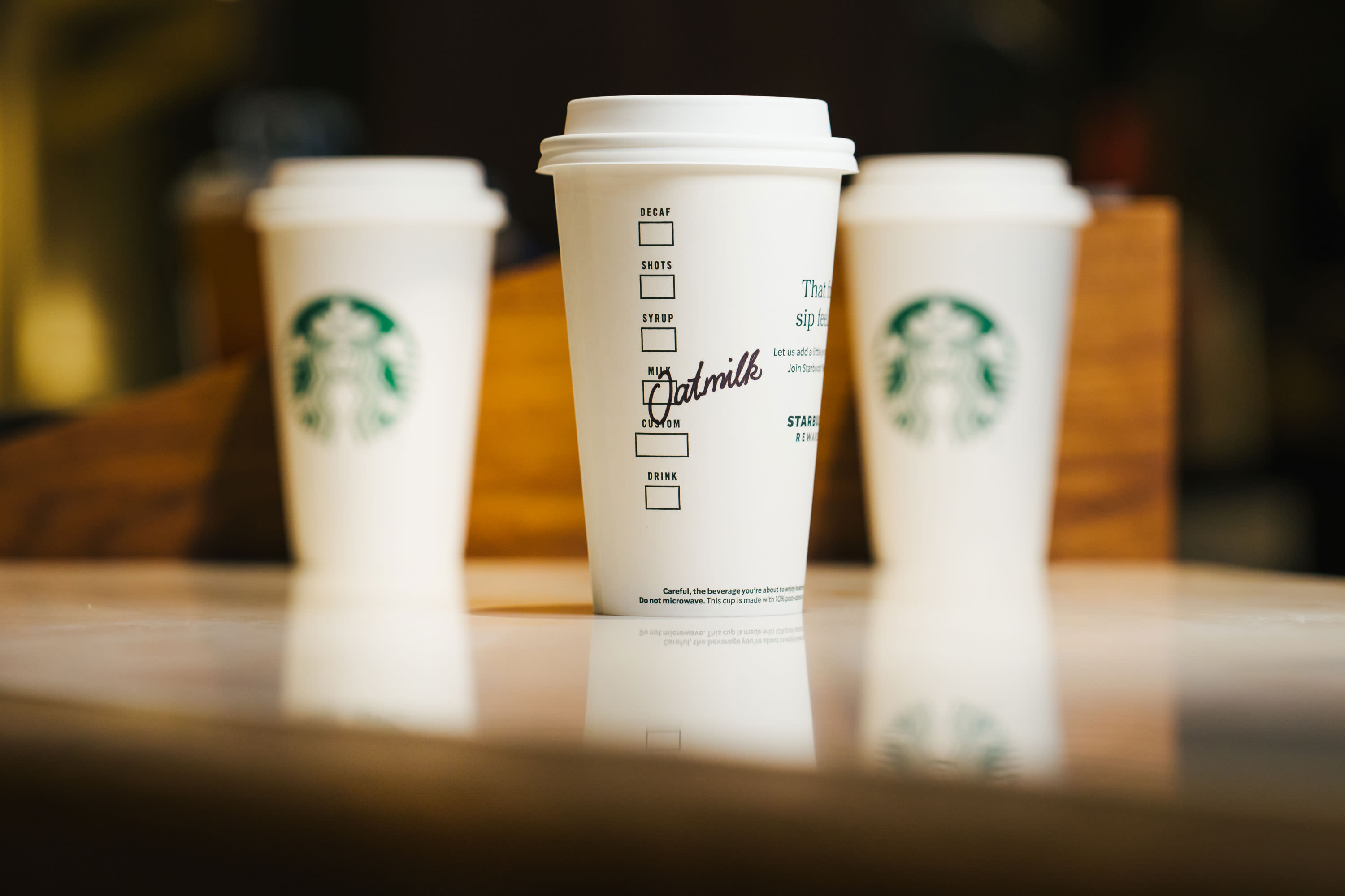 Starbucks will eliminate additional fees for dairy alternatives.