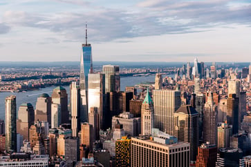 The 50 richest cities in the world are ranked, with New York leading the way.