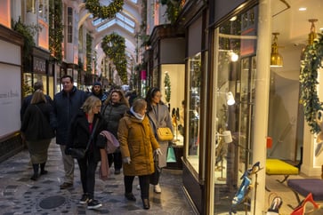Christmas shopping is becoming more popular as consumers look to save money.