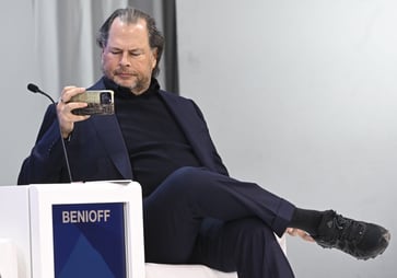 Marc Benioff and other top executives' compensation plan is rejected by Salesforce shareholders.