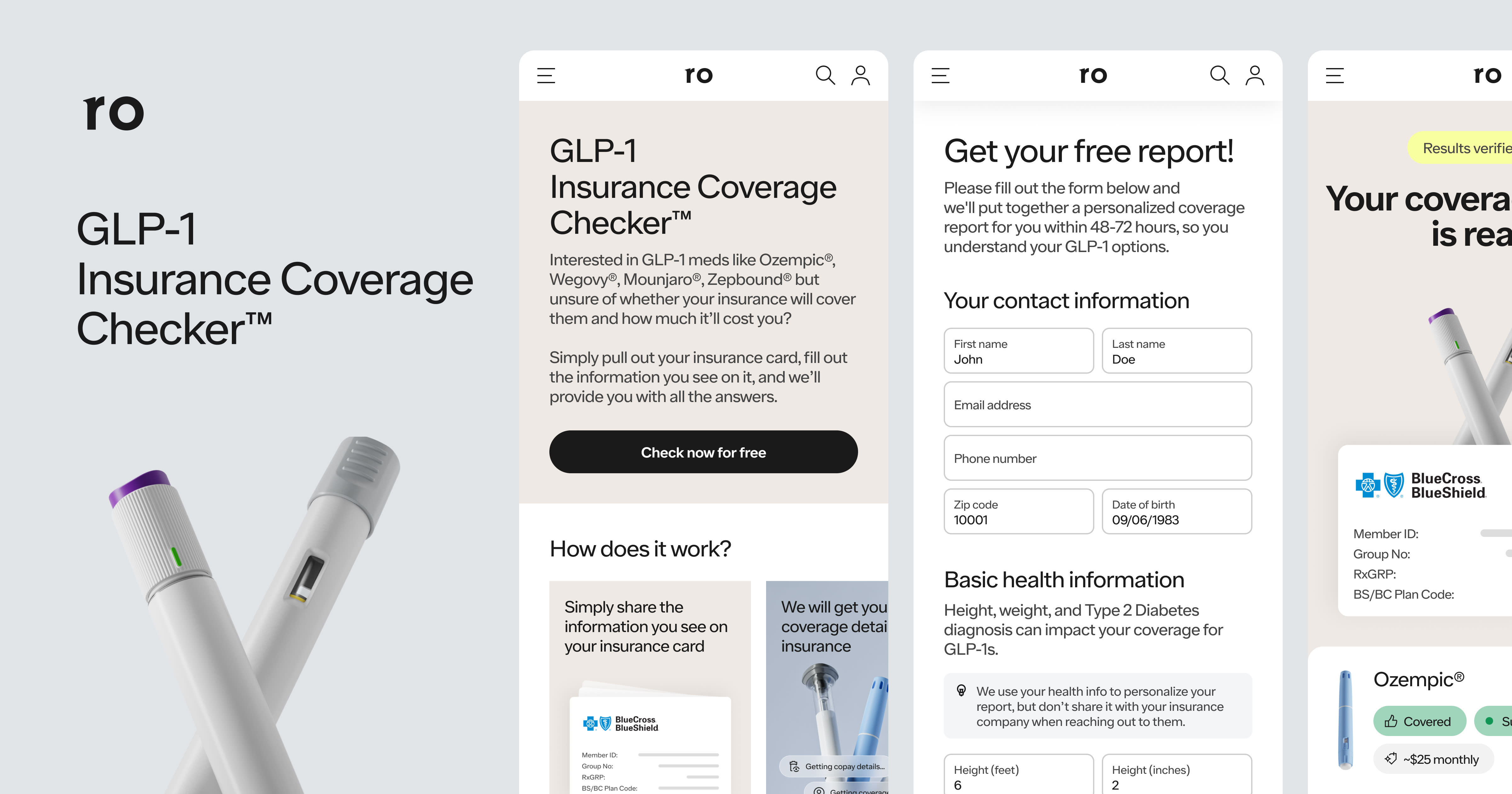 Ro introduces a GLP-1 insurance coverage checker to assist patients in managing expenses.