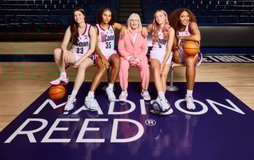 UConn basketball partnership bets on women's sports with Madison Reed beauty brand.