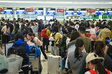 Consumer caution persists during China's Golden Week holiday.