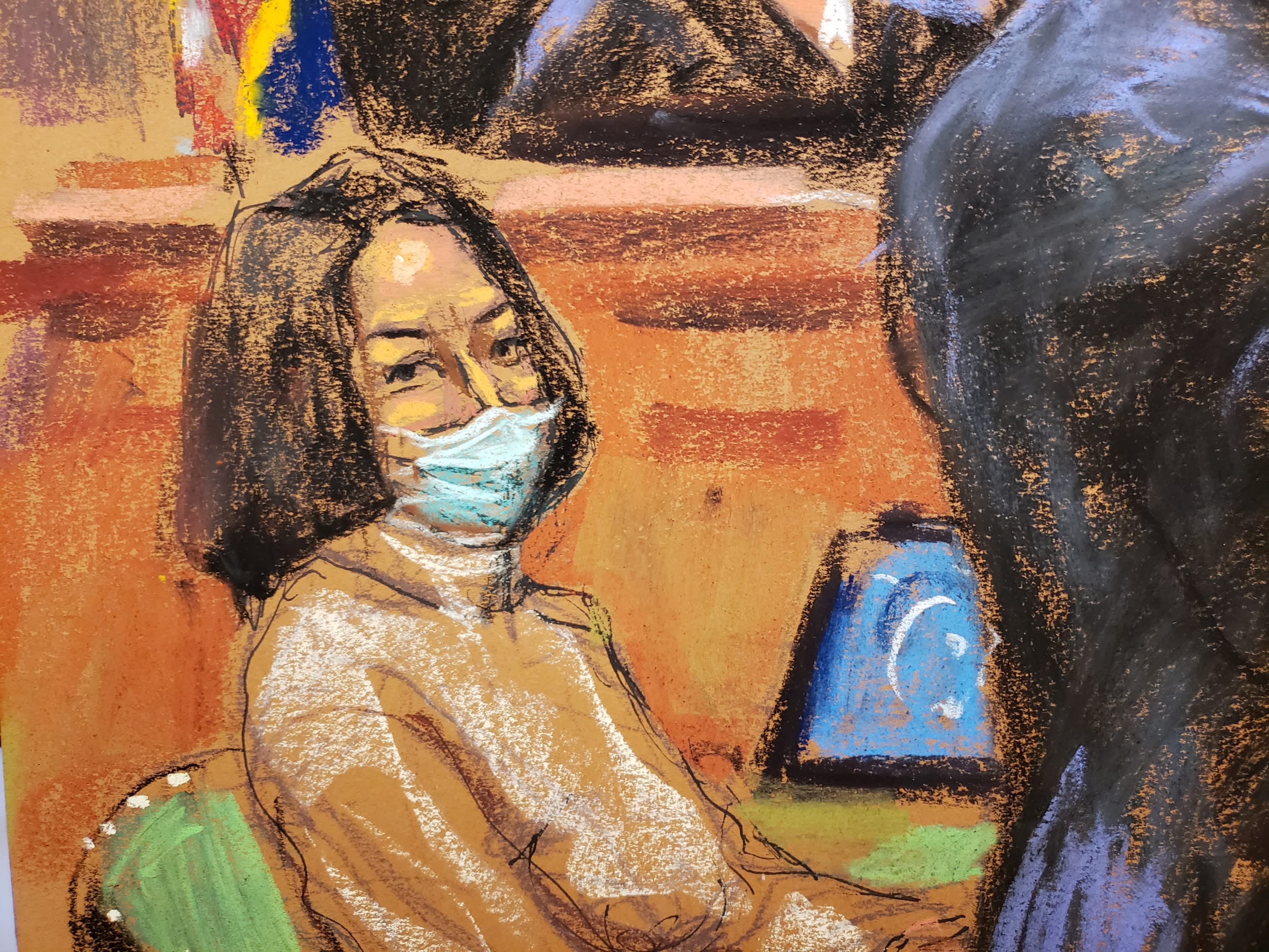 Judge to question Ghislaine Maxwell juror; new trial denied.