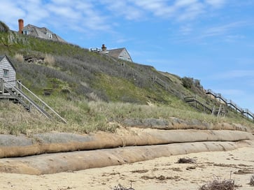 The value of luxury homes situated on these beaches is rapidly decreasing due to the severe impact of climate change.