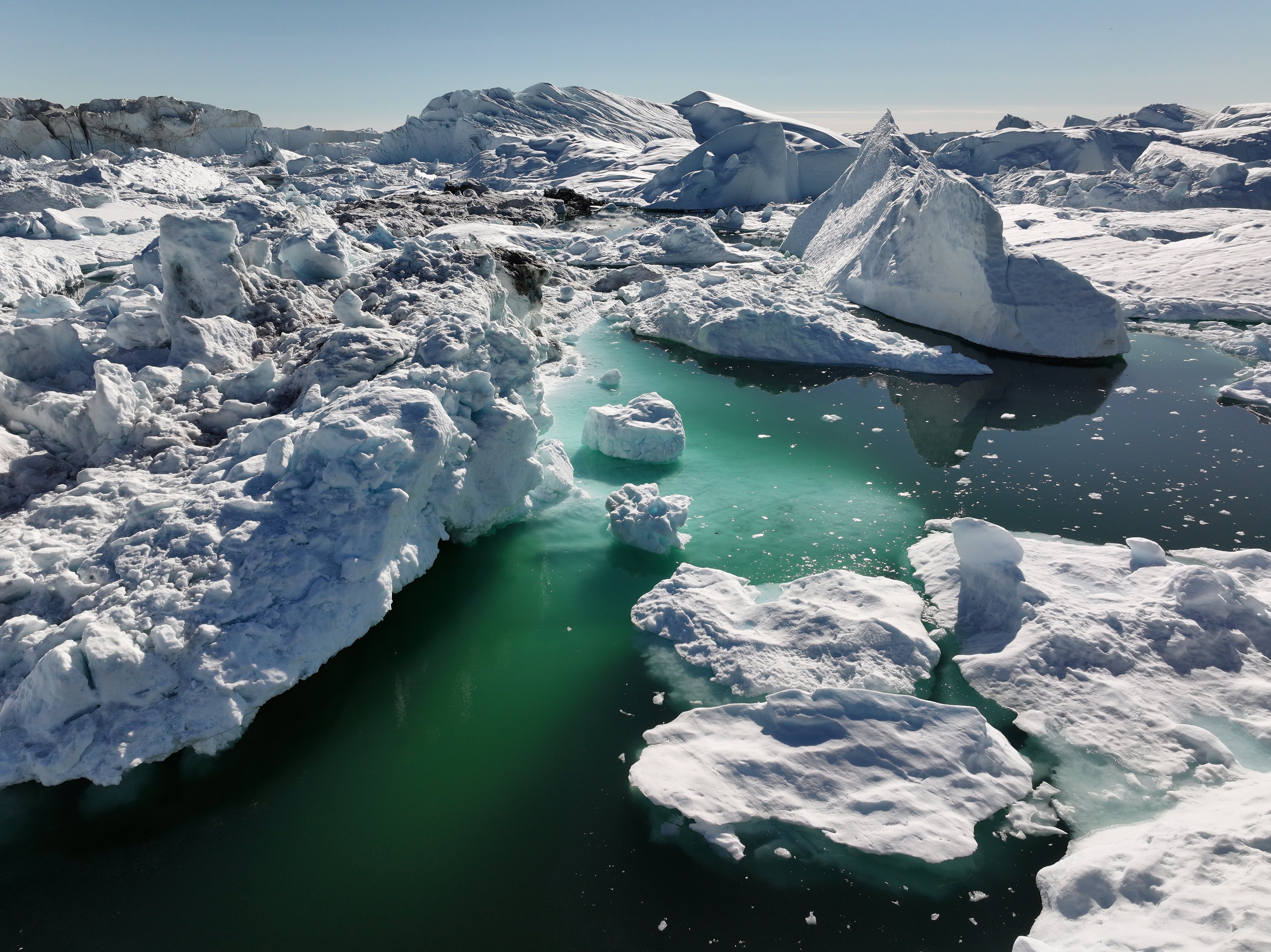 A 'gold rush' is being facilitated by the melting ice in Greenland.