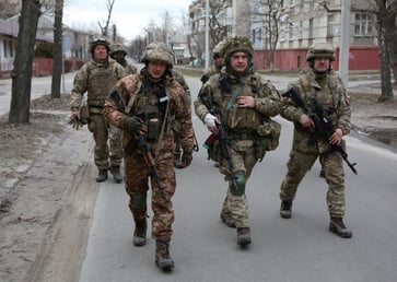 Despite the onslaught, big cities in Ukraine remain under Russian control.